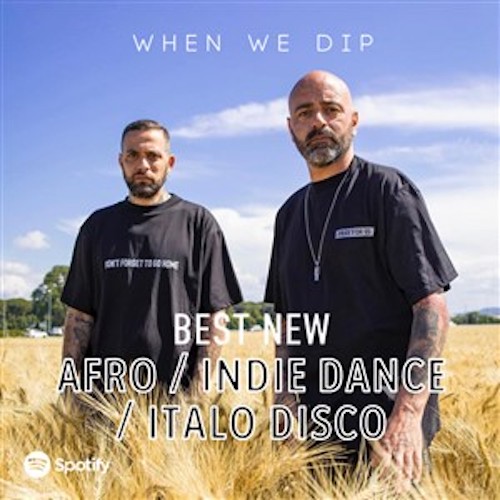 When We Dip Best New Tracks / Afro / Indie Dance / Italo Disco (16-05-2021)